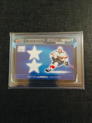 Anton Lundell - 21-22 Credentials Star of the Night Rookie