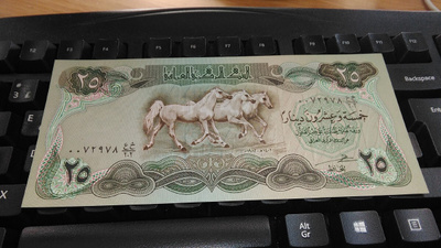 Iraq Irak 25 Dinars 1980 P66 UNC