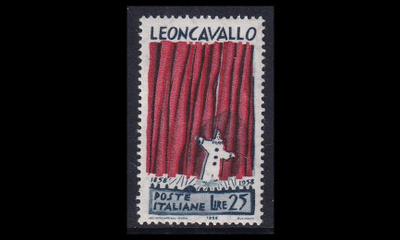 Italia 1011 ** Säveltäjä Ruggiero Leoncavallo (1958)