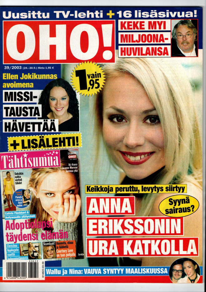 Hoho n:o 39 2003 + Lisälehti Tähtisumua.