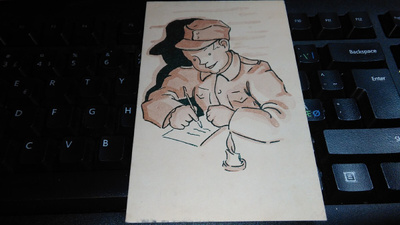Kenttäpostikortti 2720 Vesivehmaa 1943 26/6