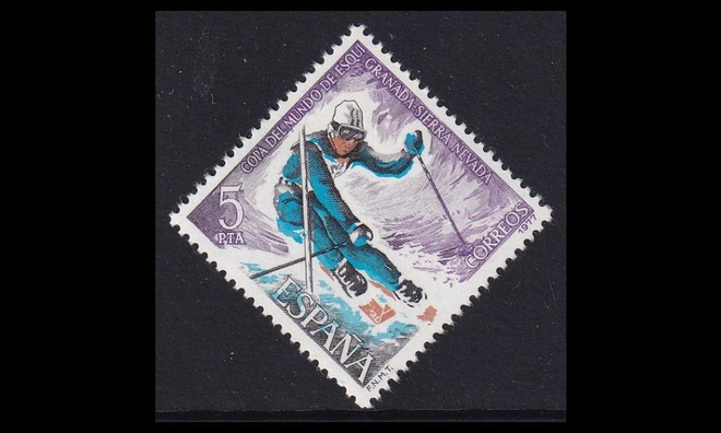 Espanja 2294 ** Alppihiihdon MM-kilpailut (1977)
