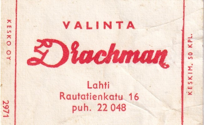Lahti, Valinta Drachman, Rautatienkatu 16,    s66