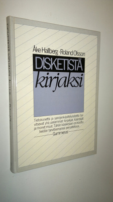 Åke Hallberg : Disketistä kirjaksi