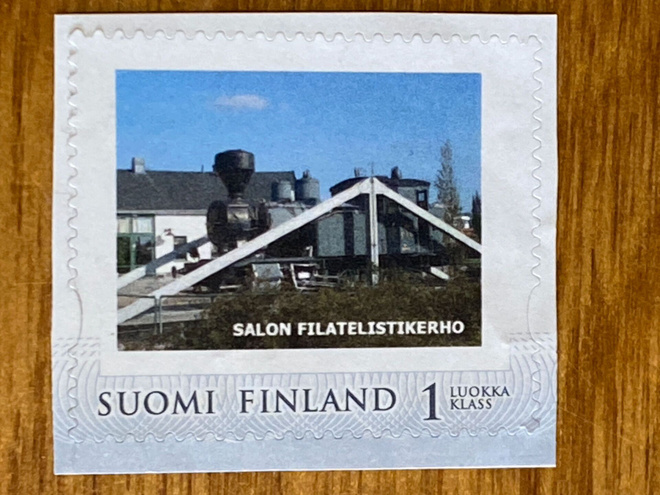 OMAKUVAMERKKI SALON FILATELISTIKERHO**
