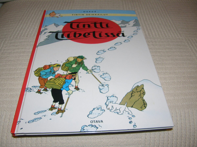 Hergé Tintti Tiibetissä  -sid