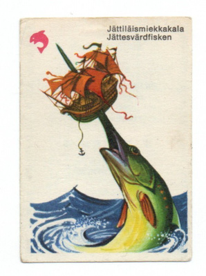 Purkkakuva Fazer MERIROSVOPELI. JÄTTILÄISMIEKKAKALA:
