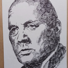 F. E. Sillanpää - Nobel-kirjailija (piirros Pentti Nykänen) - pikkukuva 1