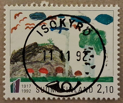 1992 Itsenäisyys lapsen: Nappiloisto Isokyrö 11.11.92 (1205)