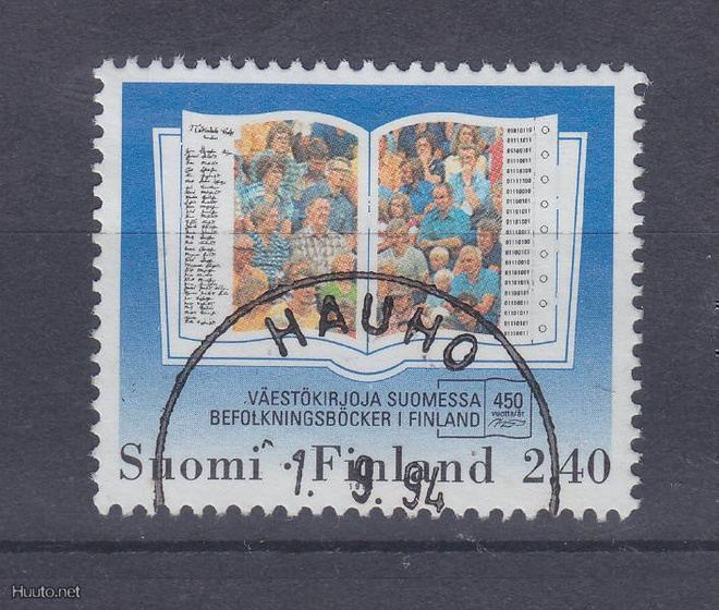1994 Väestökirjat 450 vuotta loistona