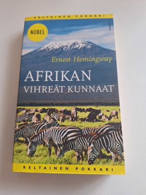 Ernest Hemingway-Afrikan Vihreät Kunnaat- Keltainen Pokkari