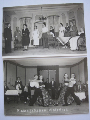 2 VANHAA Valokuvaa Lohja 1920-l
