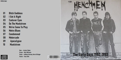 THE HENCHMEN the early days 1982-83 ...NZ klassikko