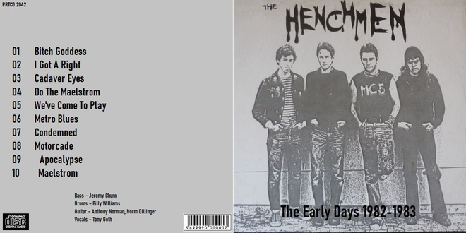 THE HENCHMEN the early days 1982-83 ...NZ klassikko