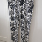 Mustavalkoiset Vapaa-ajanhousut / Olohousut - koko 170 cm - pikkukuva 4