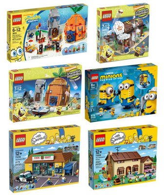 LEGO 75551 75547 75582 3825 4981 3830 3816 71006 11386