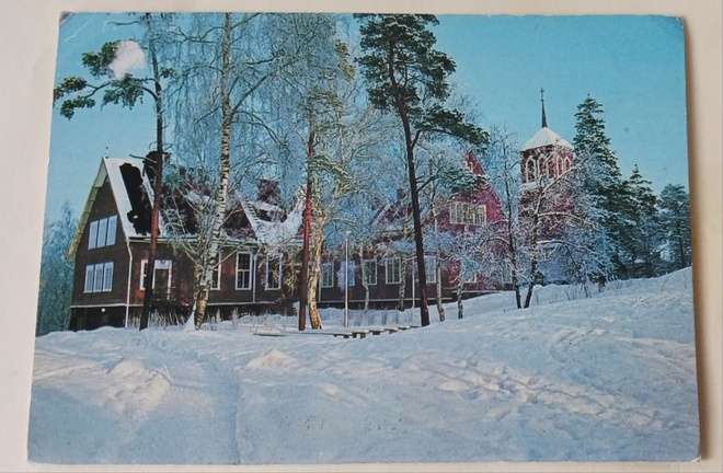 Helsinki, Huopalahden kirkko, talvikuva, ei p.