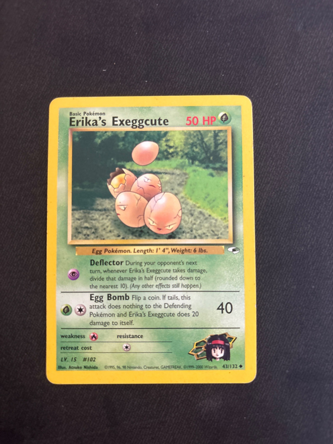 Erika’s Exeggcute 43/132 Gym Heroes