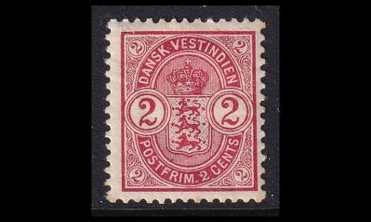 Tanskan Länsi-Intia 27 * Vaakuna 2 cents (1903)