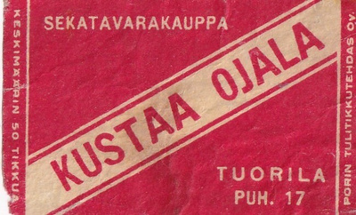 Tuorila. Kustaa Ojala  ,  s70