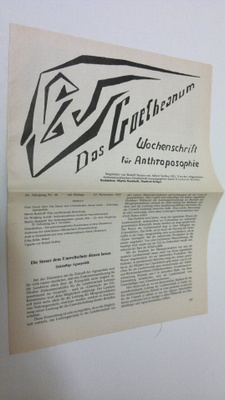 Martin (red.) Barkhoff : Das Goetheanum nr. 46/1985 : Woc...