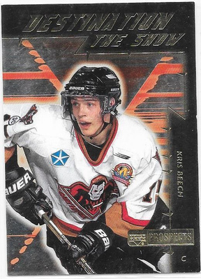 2000 UD CHL DTS #DS8 Kris Beech Calgary Hitmen Lukko RC