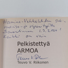 Teuvo V. Riikonen : Pelkistettyä armoa (signeerattu, teki... - pikkukuva 3