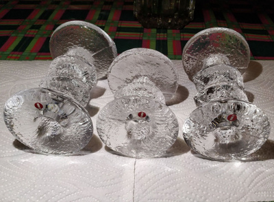 Iittala Festivo kynttilänjalka 2 + 2 + 1 solmus, = 3 kpl