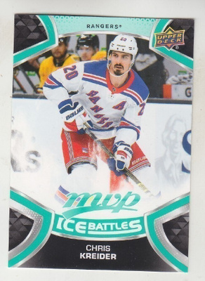 2021-2022 Ud MVP Cris Kreider ice batles