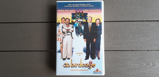 VHS: The Birdcage / Lainahöyhenissä (Robin Williams 1996)