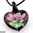 970 .. Murano Kaunis Lampwork Taidelasi .. Kaulakoru - pikkukuva 2