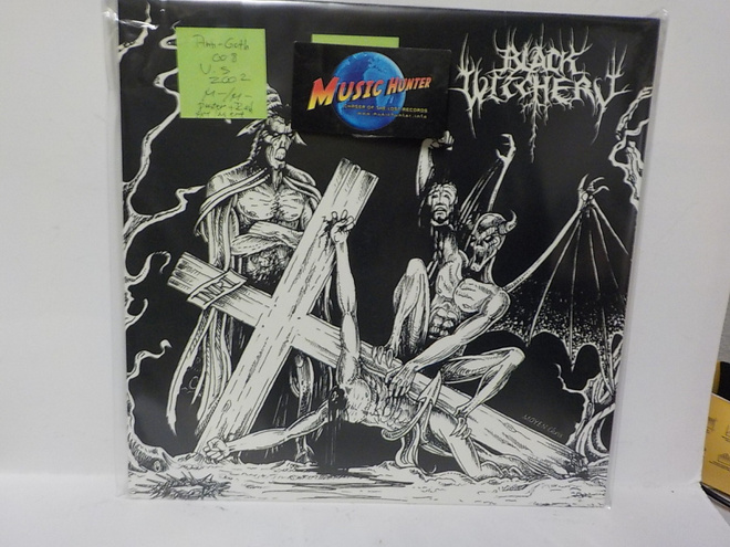 BLACK WITCHERY- DESECRATION OF THE HOLY... M-/M- LP + POSTER