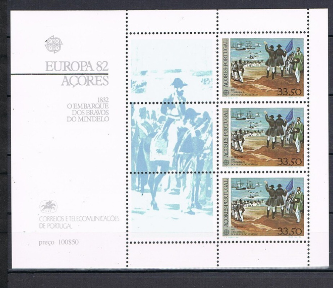 Portugal Azorit 1982 - Europa CEPT blokki ++