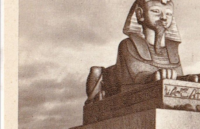 Leningrad. Sphinx in the University Embankment