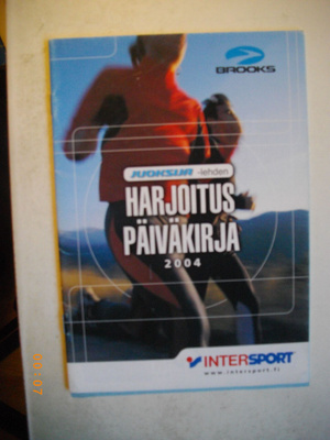 Juoksija-lehden harjoituspäiväkirja 2004