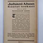 Juhani Aho : Hajamietteitä kapinaviikoilta 2 : kolmas ja ... - pikkukuva 2