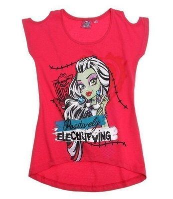 T-paita Monster High koko 152 cm Fuksia UUSI