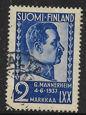 Mannerheim 70v 1937 (LAPE 203) O