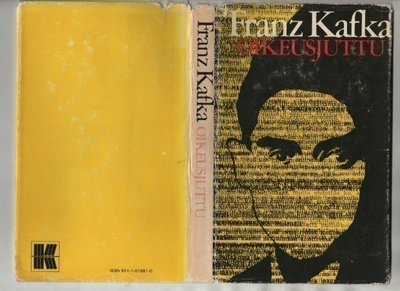 Kafka, Franz: Oikeusjuttu, Otava 1975, skp., K3