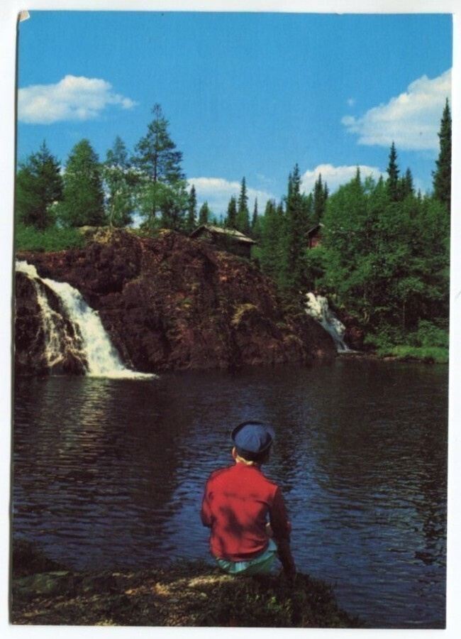 Hyrynsalmi Komulanköngäs, kulkenut 1982