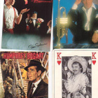 Julkkis- kortit, 4 kpl. mm. Bogart, Salmelainen... - pikkukuva 1