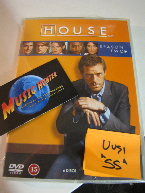 HOUSE - 2.TUOTANTOKAUSI UUSI DVD BOX .