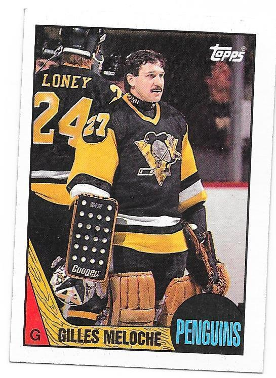 1987-88 Topps #107 Gilles Meloche Pittsburgh Penguins MV