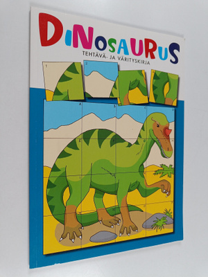 Dinosaurus tehtävä- ja värityskirja
