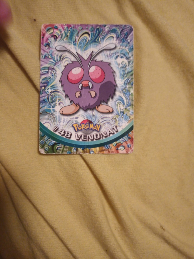 Venonat #48 Pokemon Topps TV Animation Edition card