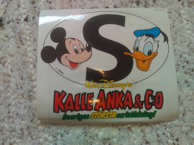 Kalle Ankka Tarra Walt Disney