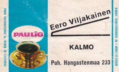 Kalmo. Eero Viljakainen . Paulig    b548