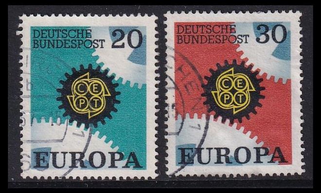 Saksa 533-4 o Europa (1967)