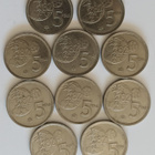 10 kpl Espanja 5 ptas1981-1982, 2 kuvaa - pikkukuva 1