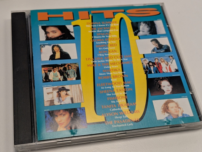 Hits 10 (CD) EX+!! Donna Summer Fleetwood Mac Martika Spagna